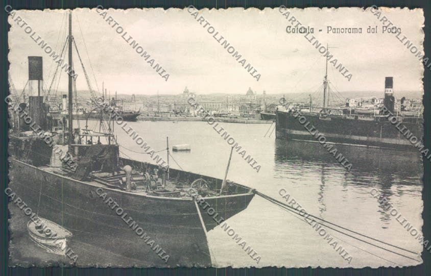 Catania Città Porto cartolina ZB8929 – fronte
