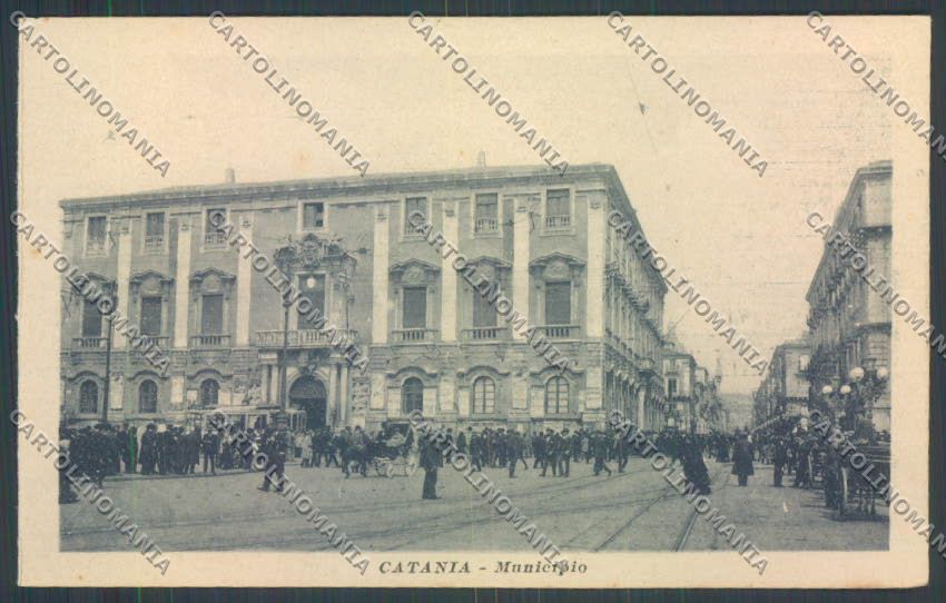 Catania Città Municipio cartolina ZB8932 – fronte