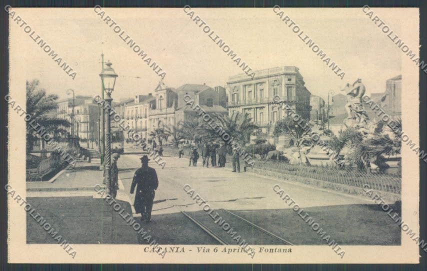 Catania Città Piazza 6 Aprile cartolina ZB8936 – fronte