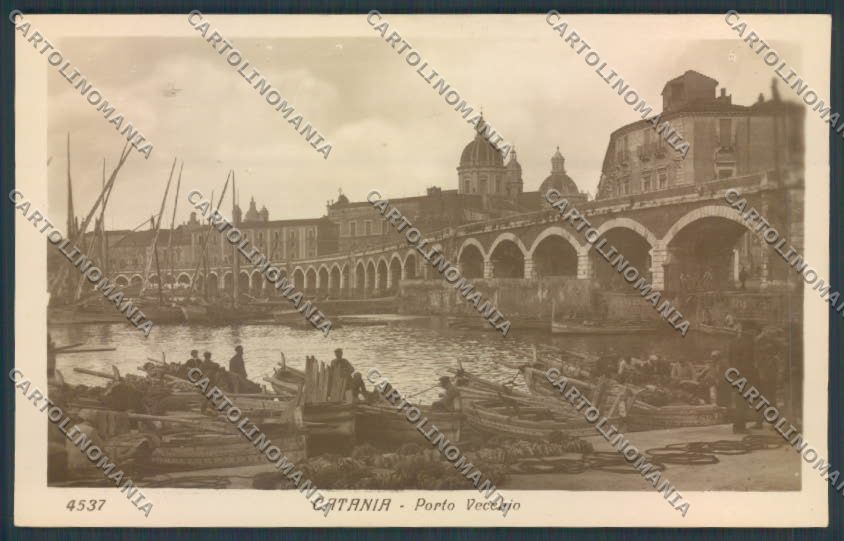 Catania Città Porto Foto cartolina ZB8942 – fronte