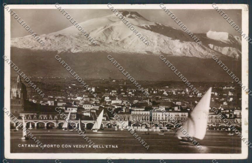 Catania Città Porto STRAPPINI Foto cartolina ZB8944 – fronte