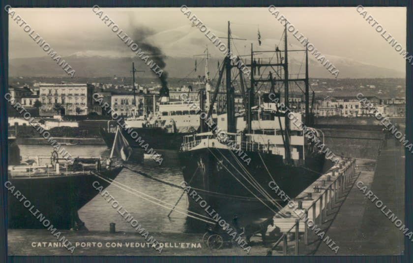 Catania Città Porto Foto cartolina ZB8948 – fronte