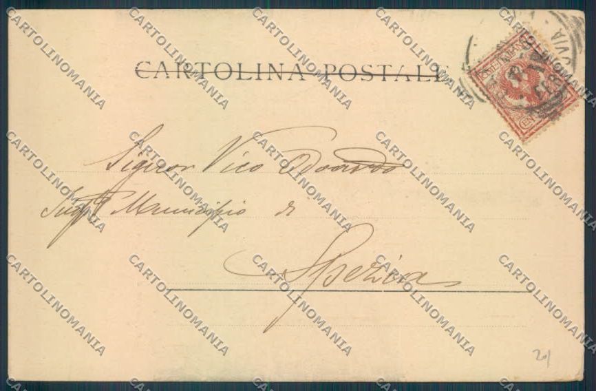 Catania Città Fontana Elefante cartolina ZB8971 – retro