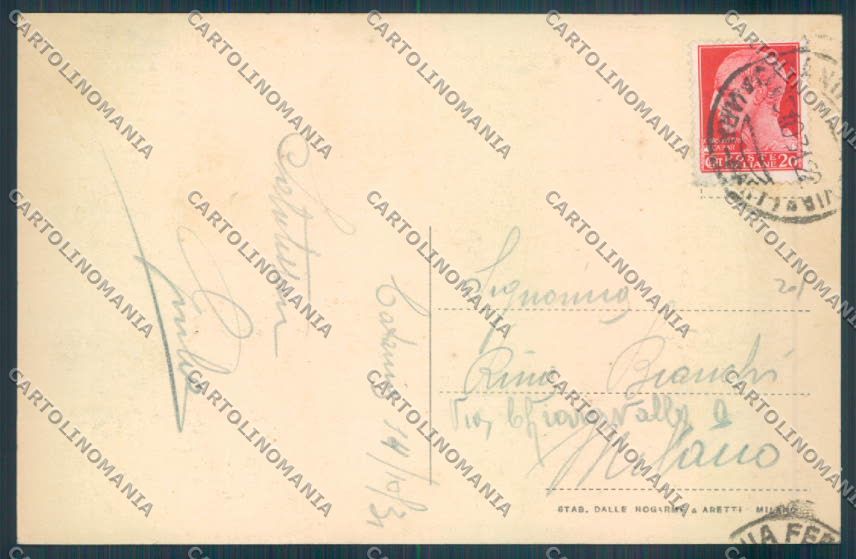 Catania Città Stazione cartolina ZB8975 – retro