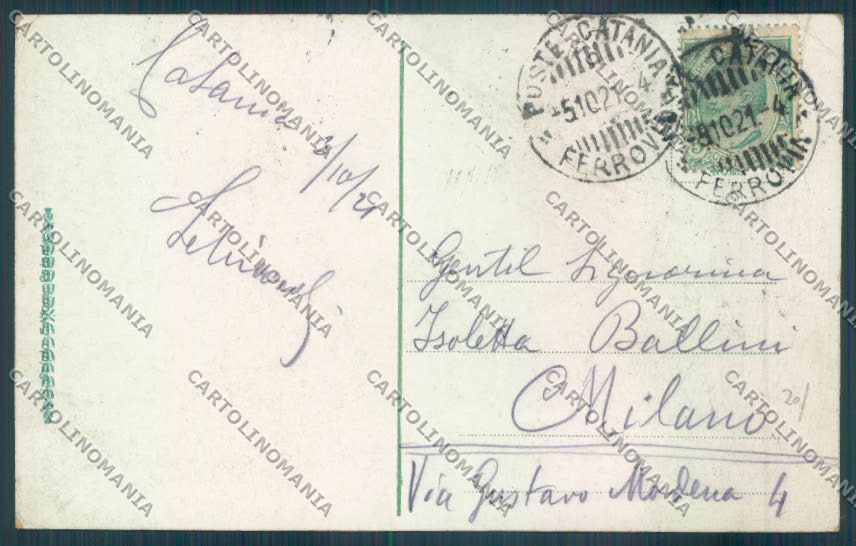 Catania Città Anfiteatro cartolina ZB8976 – retro