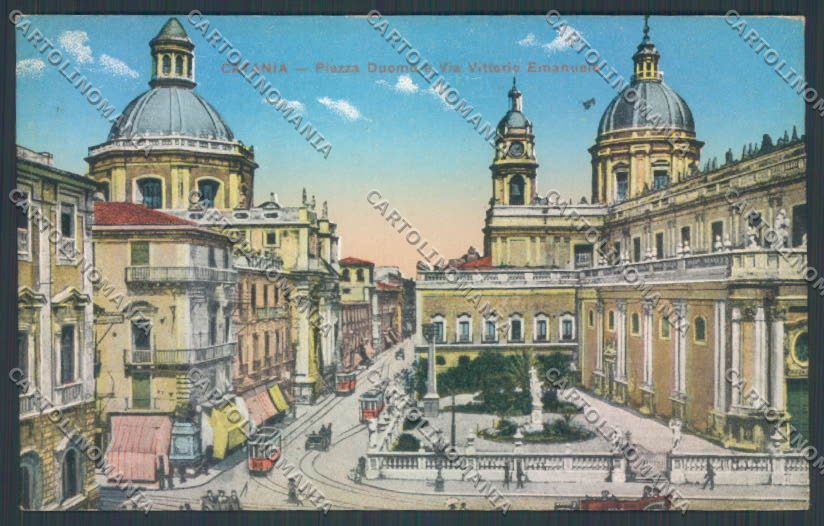 Catania Città cartolina ZB8977 – fronte