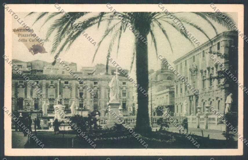 Catania Città PIEGHINA cartolina ZB8988 – fronte