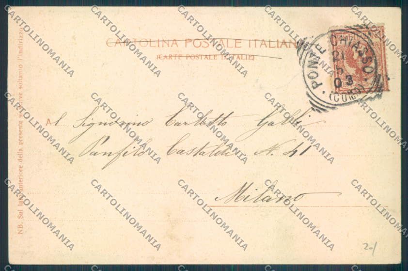 Catania Città Piazza Martiri cartolina ZB8989 – retro