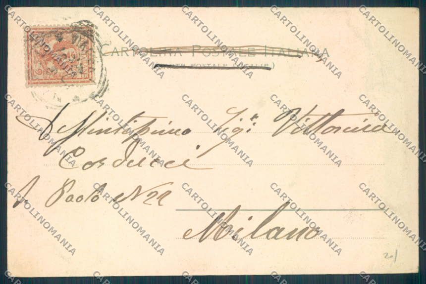 Catania Città Fontana Elefante cartolina ZB9001 – retro