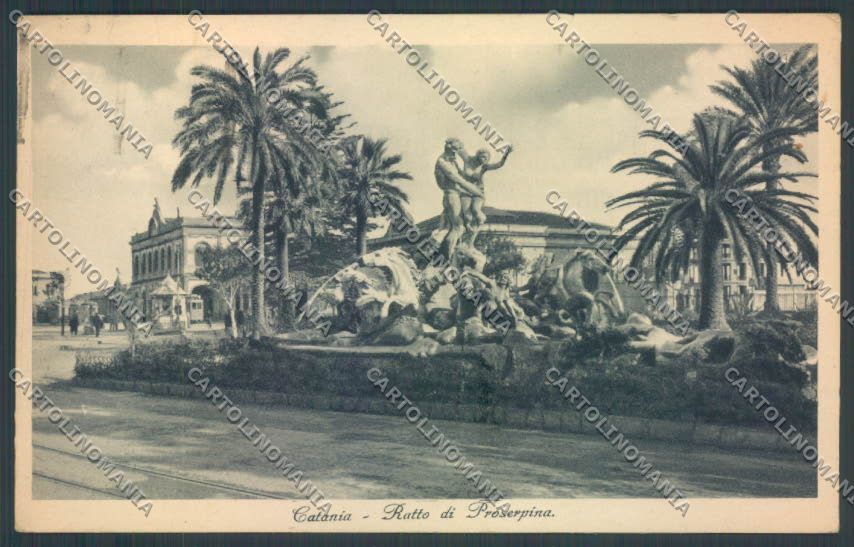 Catania Città Fontana Proserpina cartolina ZB9003 – fronte
