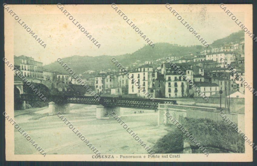 Cosenza Città Ponte Crati cartolina ZB9008 – fronte