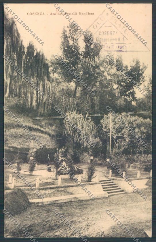 Cosenza Città Onoranze Martiri 1844 cartolina ZB9012 – fronte