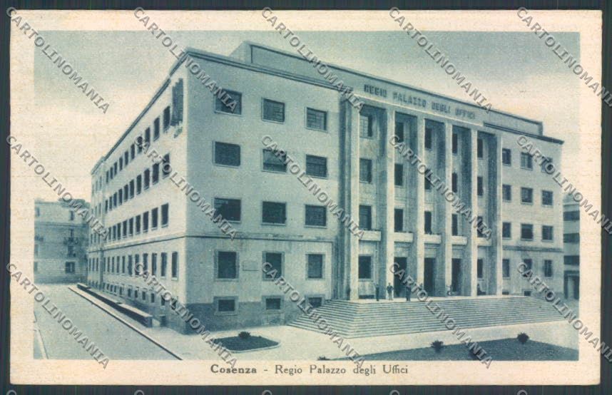 Cosenza Città Regio Palazzo Uffici cartolina ZB9017 – fronte