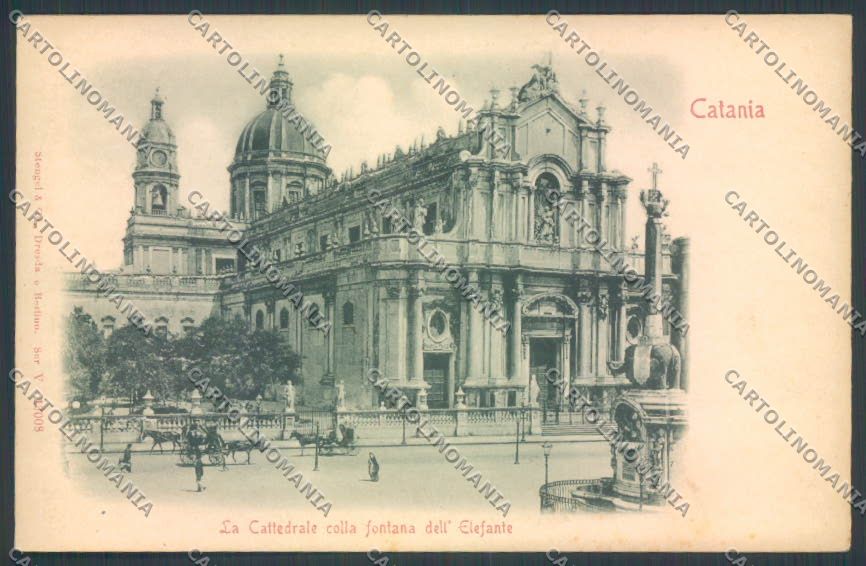 Catania Città Rilievo cartolina ZB9030 – fronte