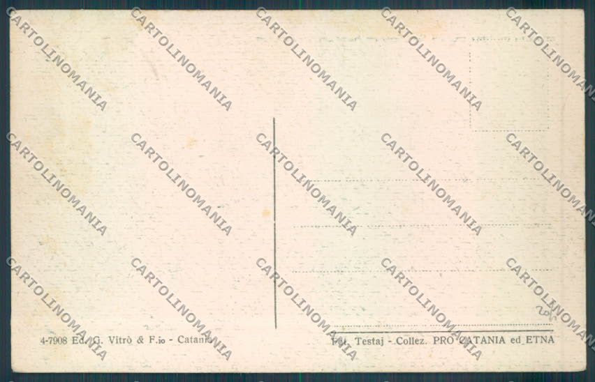 Catania Città Lido cartolina ZB9039 – retro