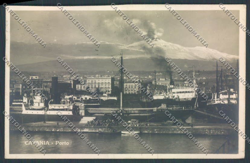 Catania Città Porto Foto cartolina ZB9049 – fronte