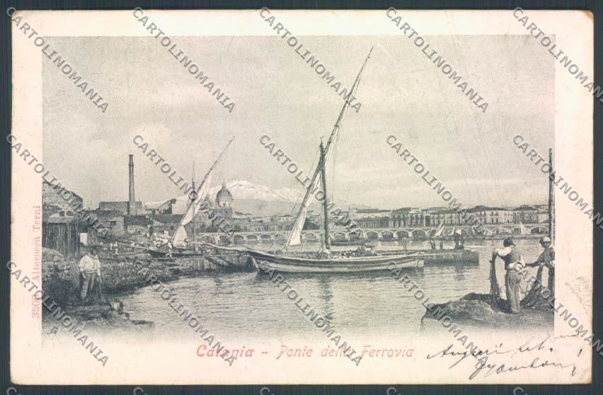 Catania Città cartolina ZB9075 – fronte