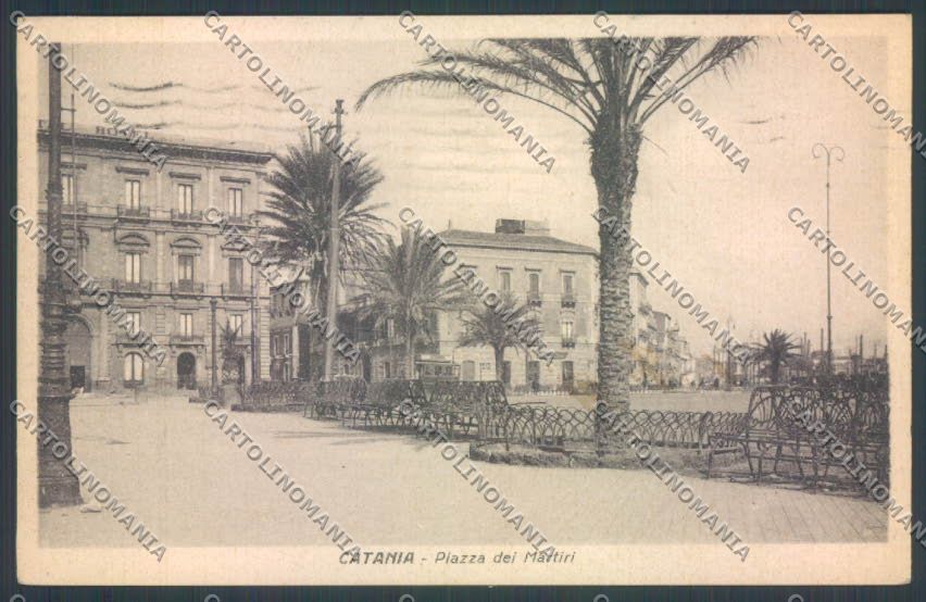 Catania Città Piazza Martiri cartolina ZB9081 – fronte