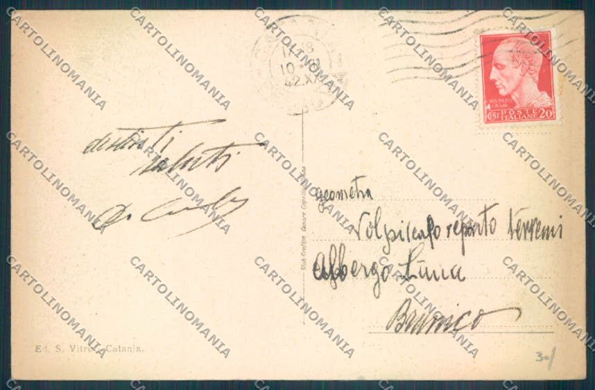Catania Città Quattro Canti cartolina ZB9090 – retro