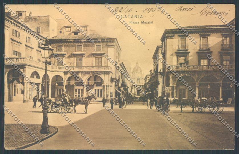 Catania Città Piazza Mazzini cartolina ZB9092 – fronte
