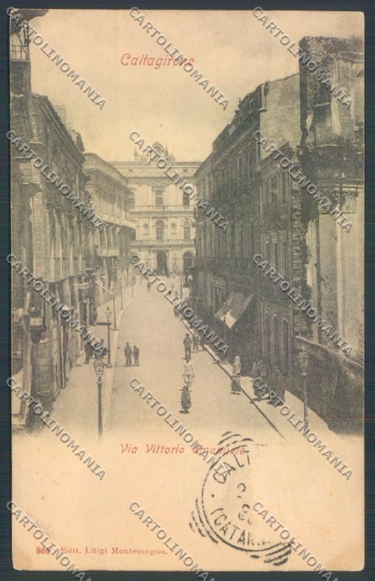 Catania Caltagirone STRAPPINO cartolina ZB9109 – fronte