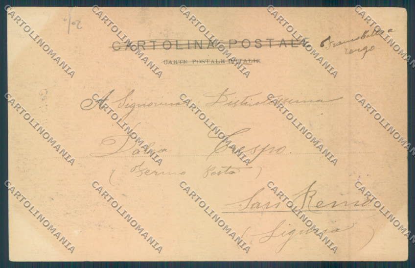 Catania Caltagirone STRAPPINO cartolina ZB9109 – retro