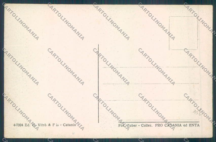 Catania Vulcano Etna cartolina ZB9110 – retro