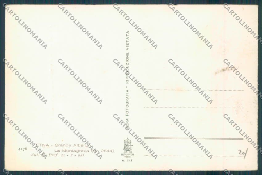 Catania Vulcano Etna Foto cartolina ZB9113 – retro