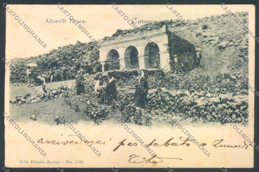 Catania Altarelli Etnea cartolina ZB9116 – fronte