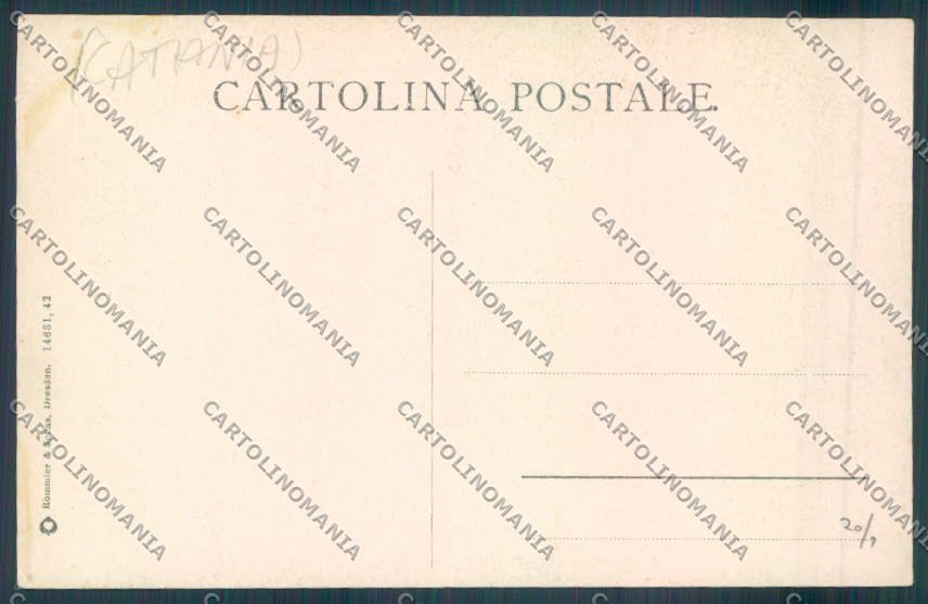 Catania Nicolosi cartolina ZB9121 – retro