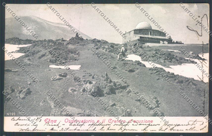 Catania Nicolosi Alterocca Etna Osservatorio Astronomico cartolina ZB9122 – fronte