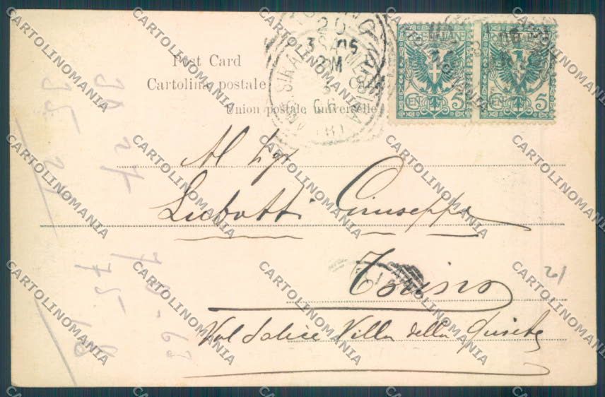Catania Nicolosi Alterocca Etna Osservatorio Astronomico cartolina ZB9122 – retro