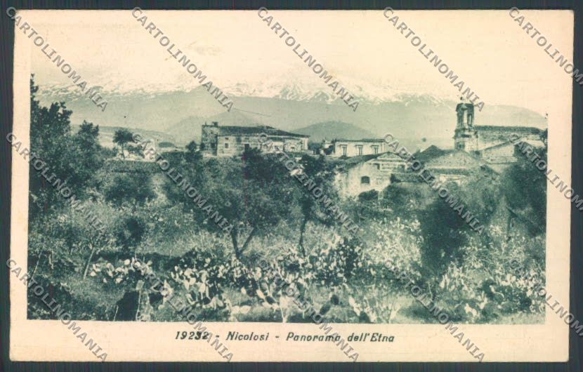 Catania Nicolosi cartolina ZB9125 – fronte
