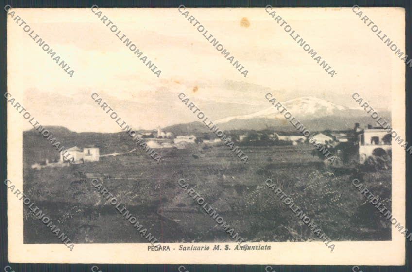 Catania Pedara cartolina ZB9145 – fronte