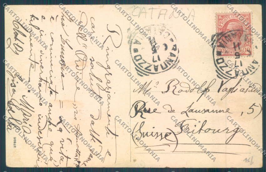 Catania Randazzo cartolina ZB9150 – retro