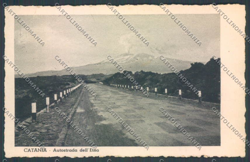 Catania Autostrada Etna cartolina ZB9151 – fronte