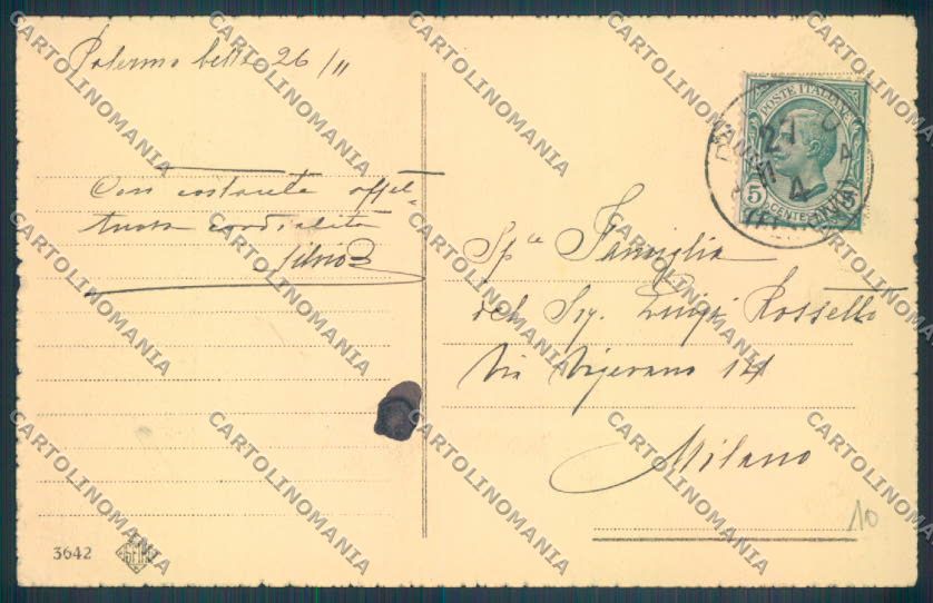 Palermo Monreale cartolina ZB9180 – retro
