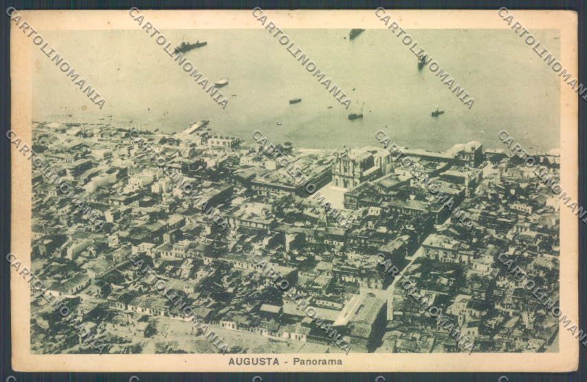 Siracusa Augusta cartolina ZB9196 – fronte