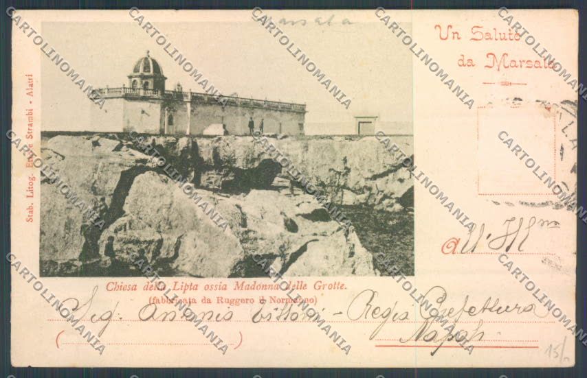 Trapani Marsala cartolina ZB9203 – fronte
