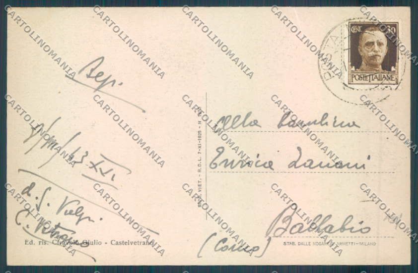 Trapani Castelvetrano cartolina ZB9219 – retro