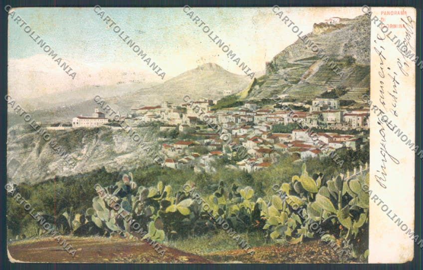Messina Taormina cartolina ZB9232 – fronte