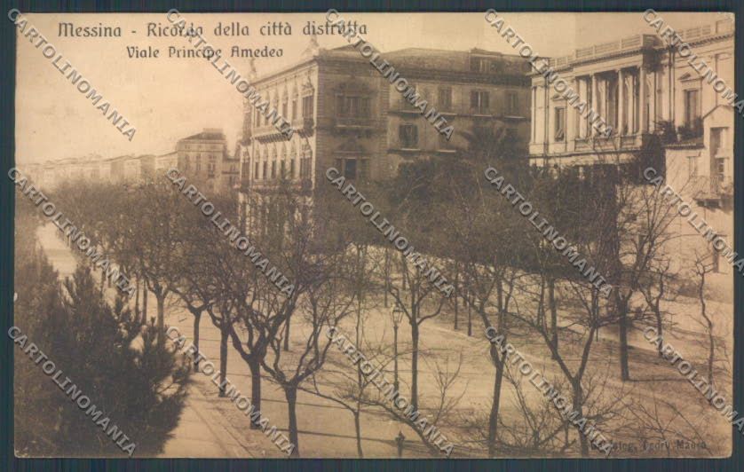 Messina Città PIEGA cartolina ZB9303 – fronte