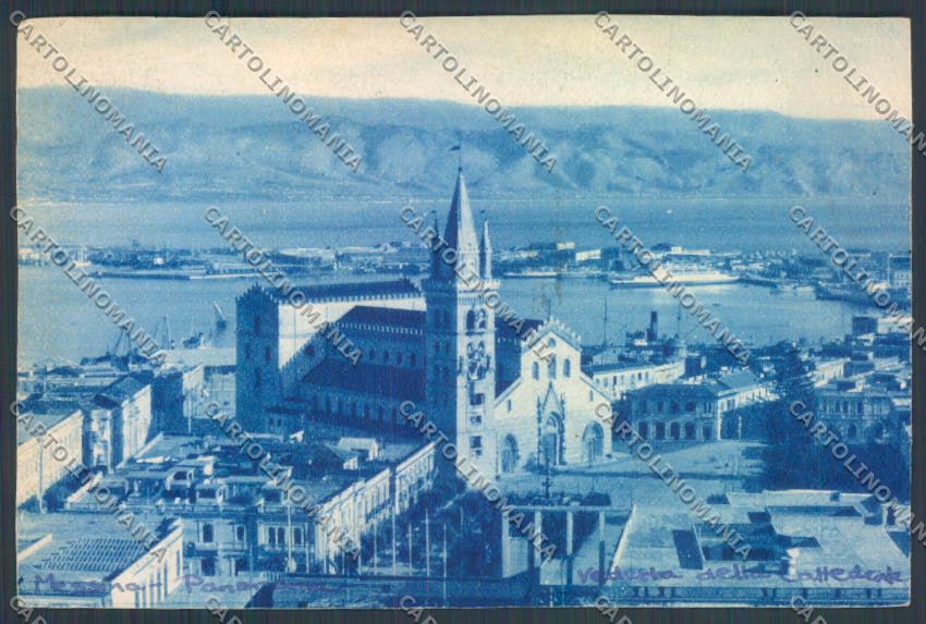 Messina Città PIEGA cartolina ZB9334 – fronte