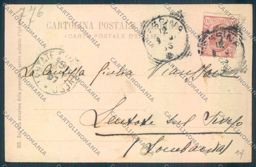 Messina Città cartolina ZB9343 – retro