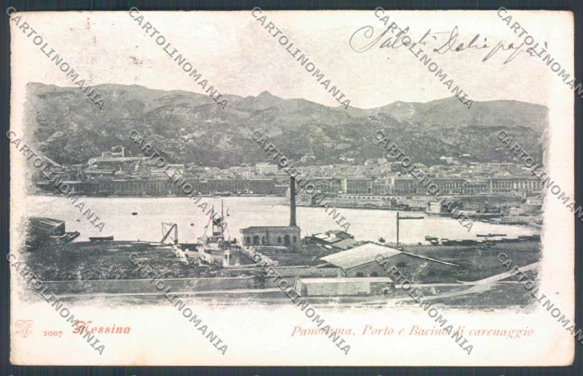 Messina Città cartolina ZB9345 – fronte
