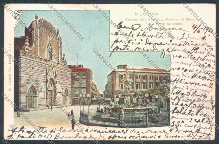 Messina Città Duomo cartolina ZB9359 – fronte