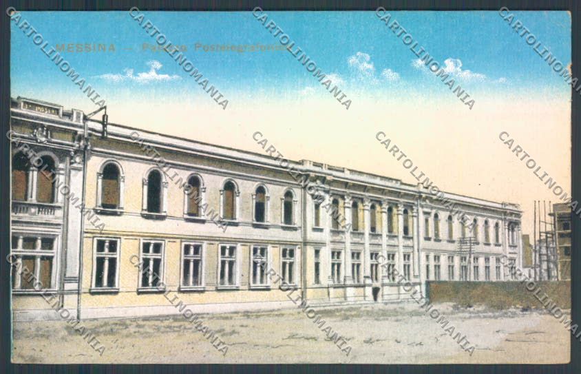 Messina Città Poste cartolina ZB9367 – fronte