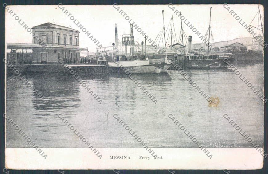 Messina Città Ferryboat ABRASA cartolina ZB9394 – fronte