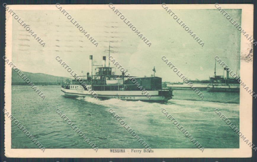 Messina Città Ferryboat cartolina ZB9408 – fronte