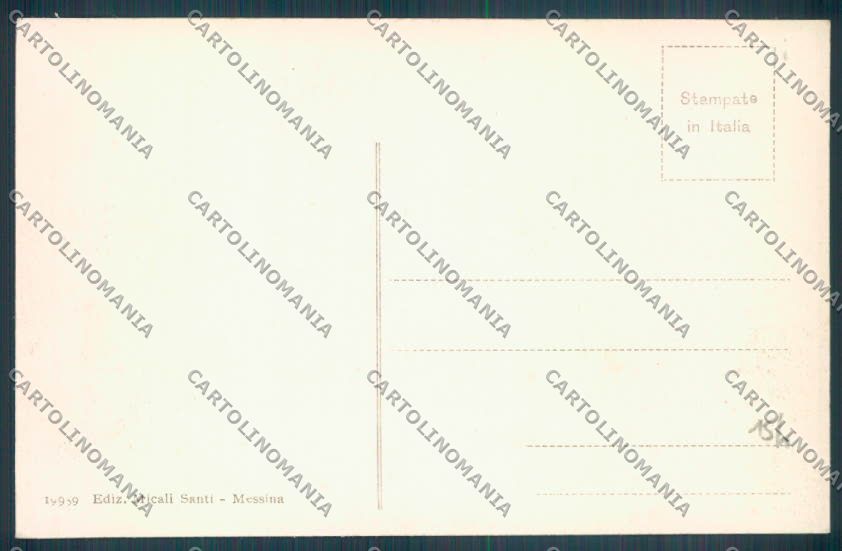 Messina Città Porto cartolina ZB9413 – retro
